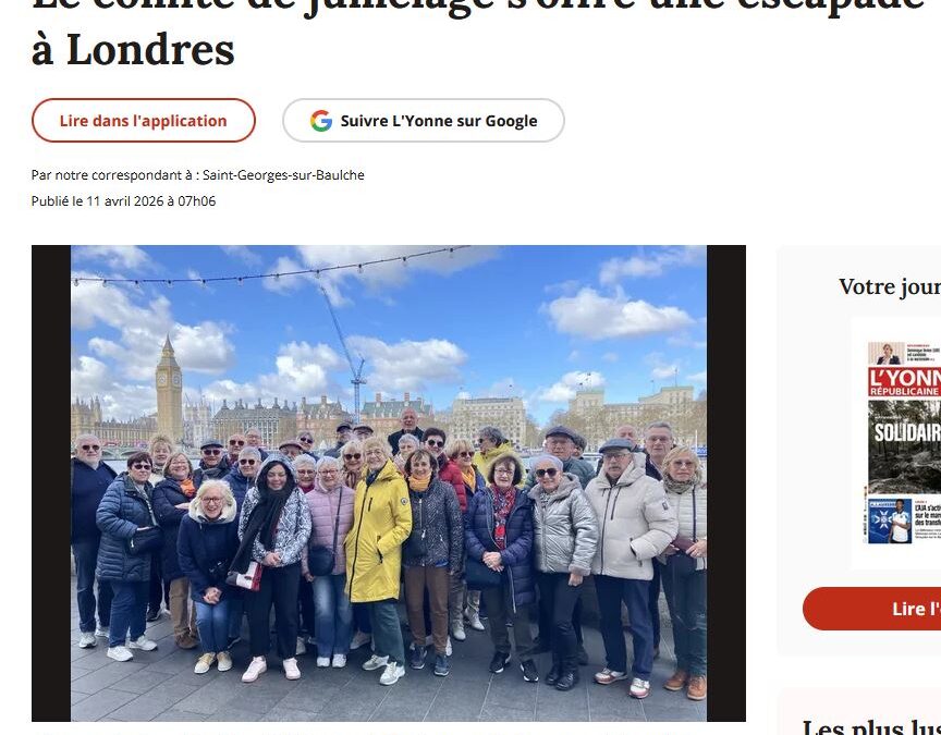 Le voyage culturel à Londres dans la presse