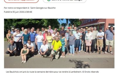On parle de nous dans la presse