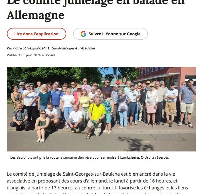 On parle de nous dans la presse